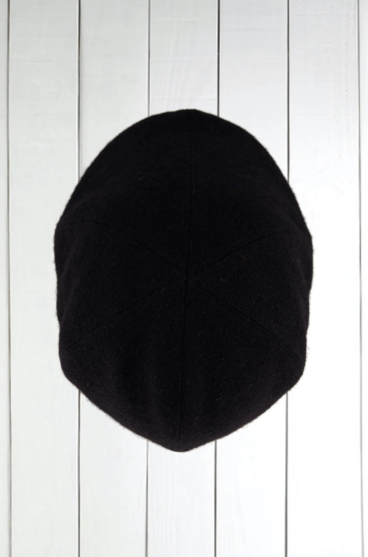 casquette_en_harris_tweed_noir_2.webp hollington Accessoires*casquette en harris tweed noir