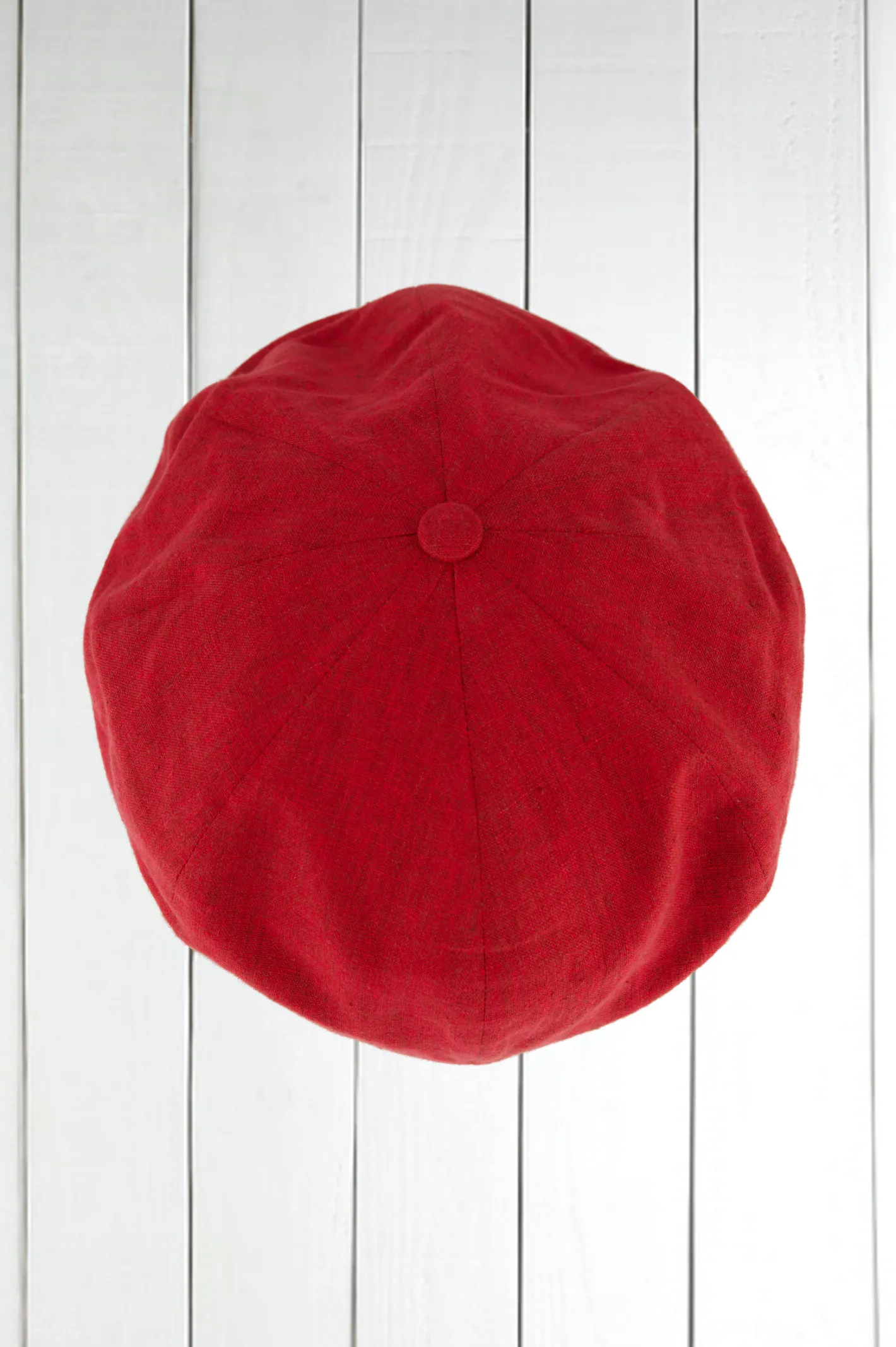 casquette_en_lin_rouge_2.webp hollington Accessoires*casquette en lin rouge