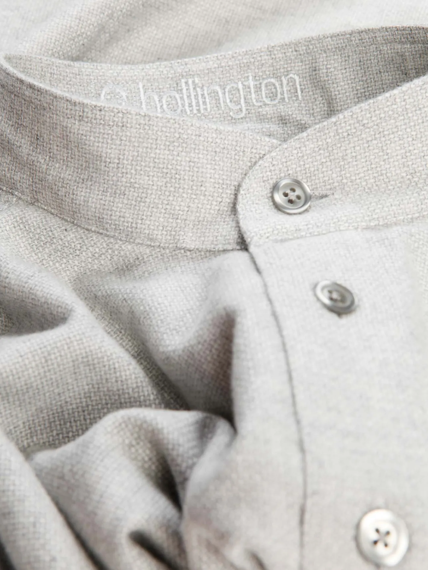 chemise__col_mao_en_coton_natt_gris_argent_2.webp hollington Chemises*chemise à col mao en coton natté gris argent