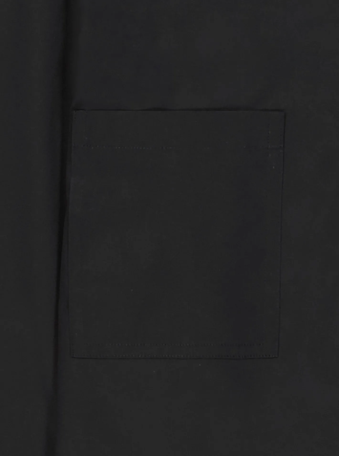 hollington Chemises*chemise à col mao en popeline noir à boutons multicolores