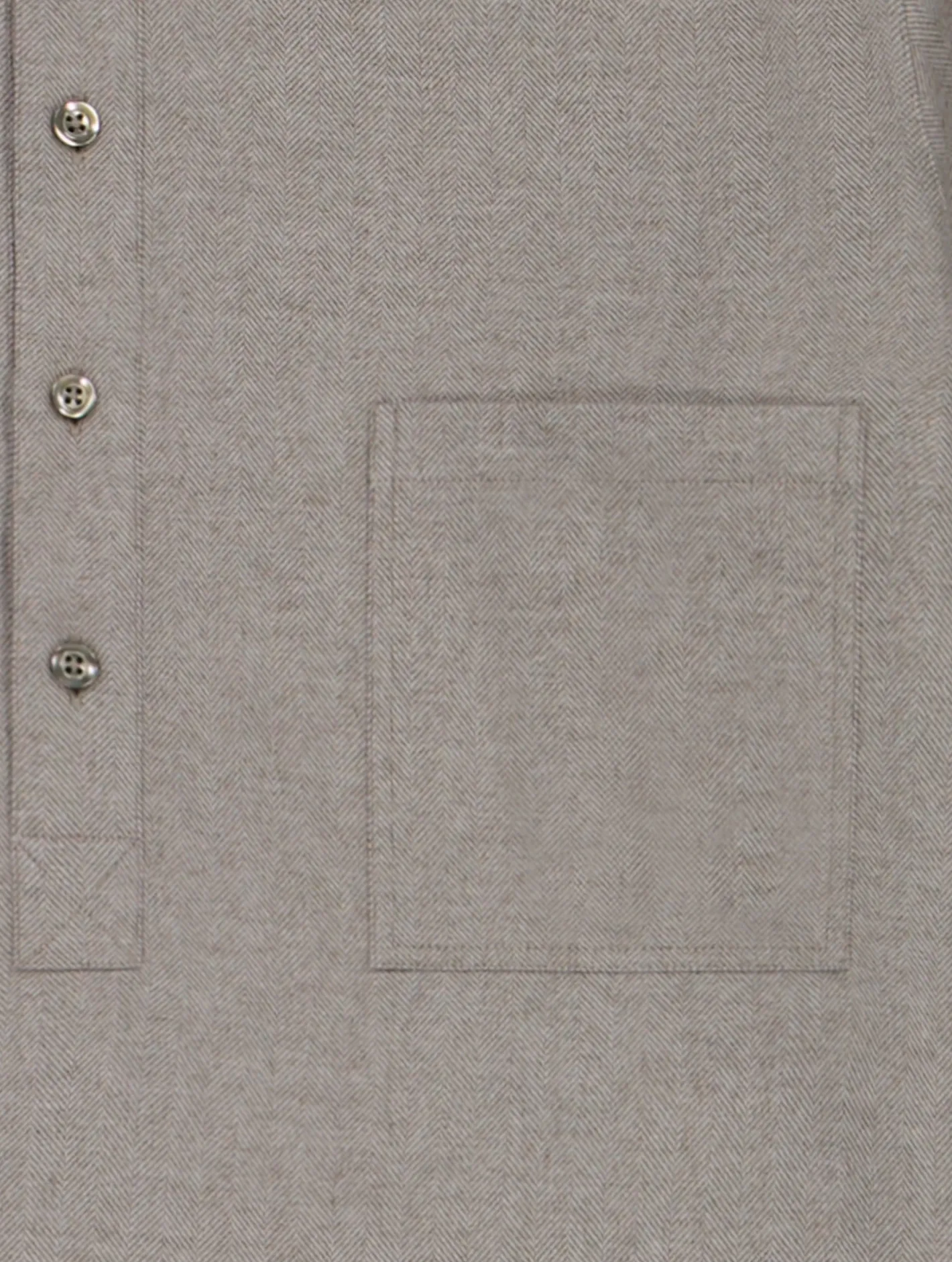 chemise_col_mao_en_coton_et_laine__chevrons_crus_3.webp hollington Chemises*chemise col mao en coton et laine à chevrons écrus