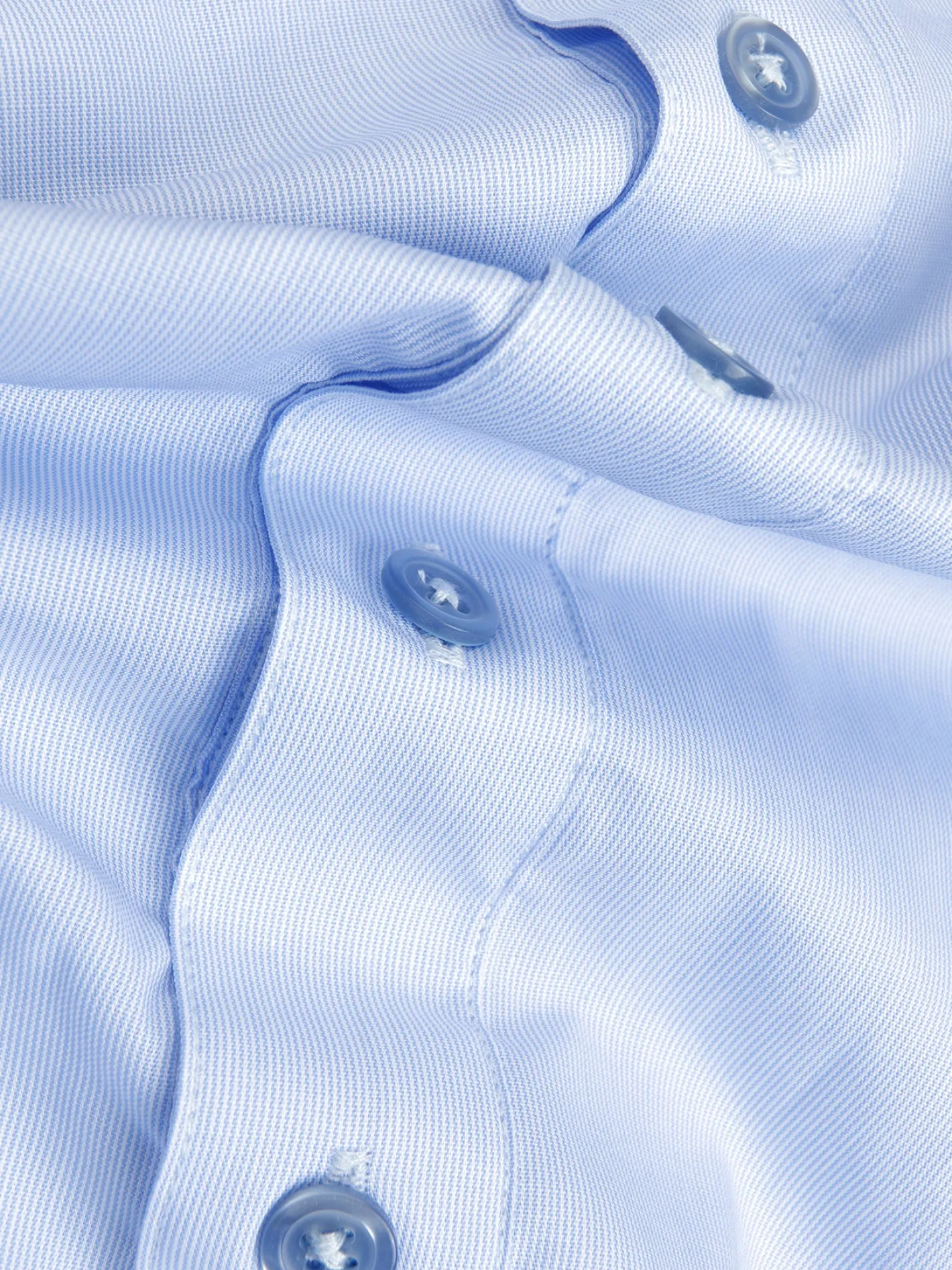 chemise_col_mao_en_coton_filfil_ciel_2.webp hollington Chemises*chemise col mao en coton fil-à-fil ciel