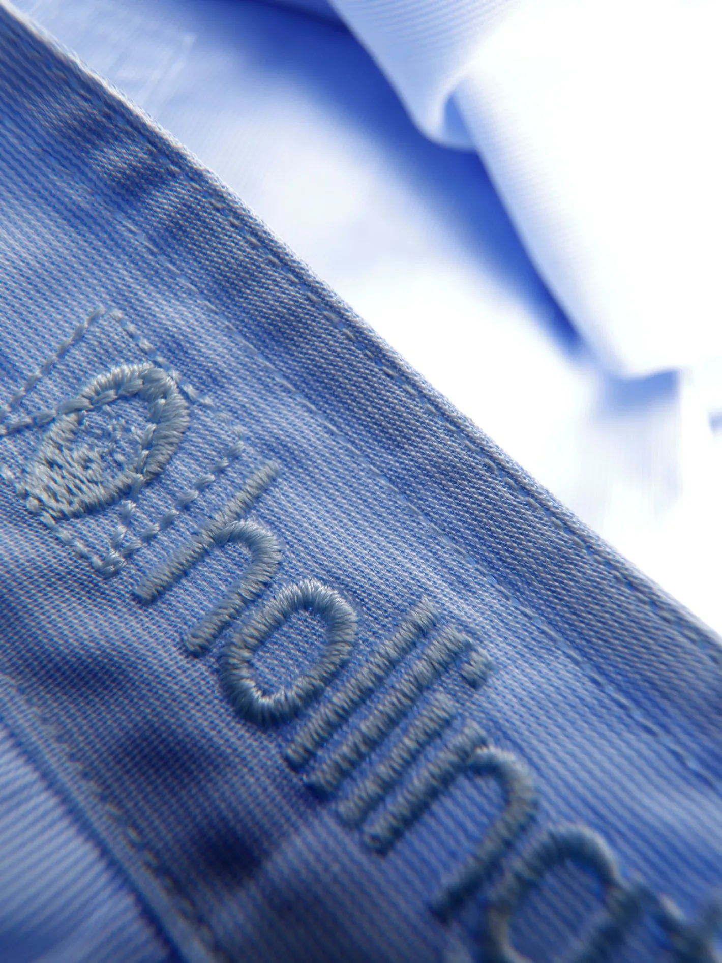 chemise_col_mao_en_coton_filfil_ciel_3.webp hollington Chemises*chemise col mao en coton fil-à-fil ciel