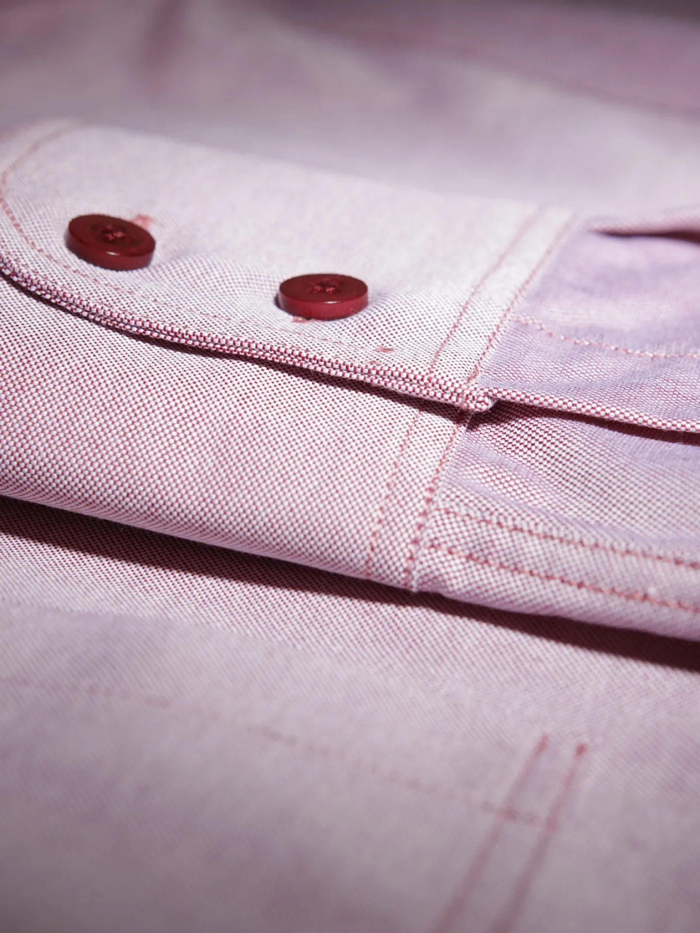 chemise_col_mao_en_coton_oxford_carmin_2.webp hollington Chemises*chemise col mao en coton oxford carmin