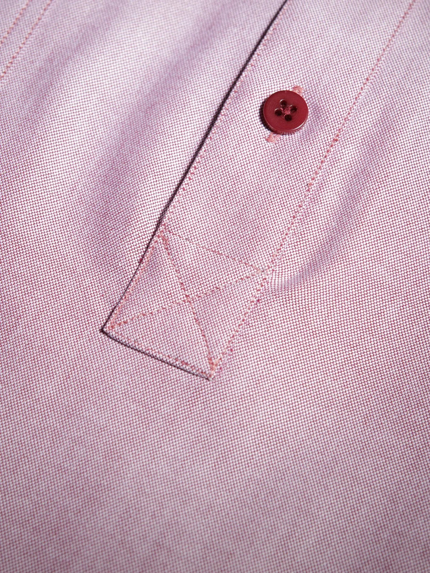 chemise_col_mao_en_coton_oxford_carmin_3.webp hollington Chemises*chemise col mao en coton oxford carmin