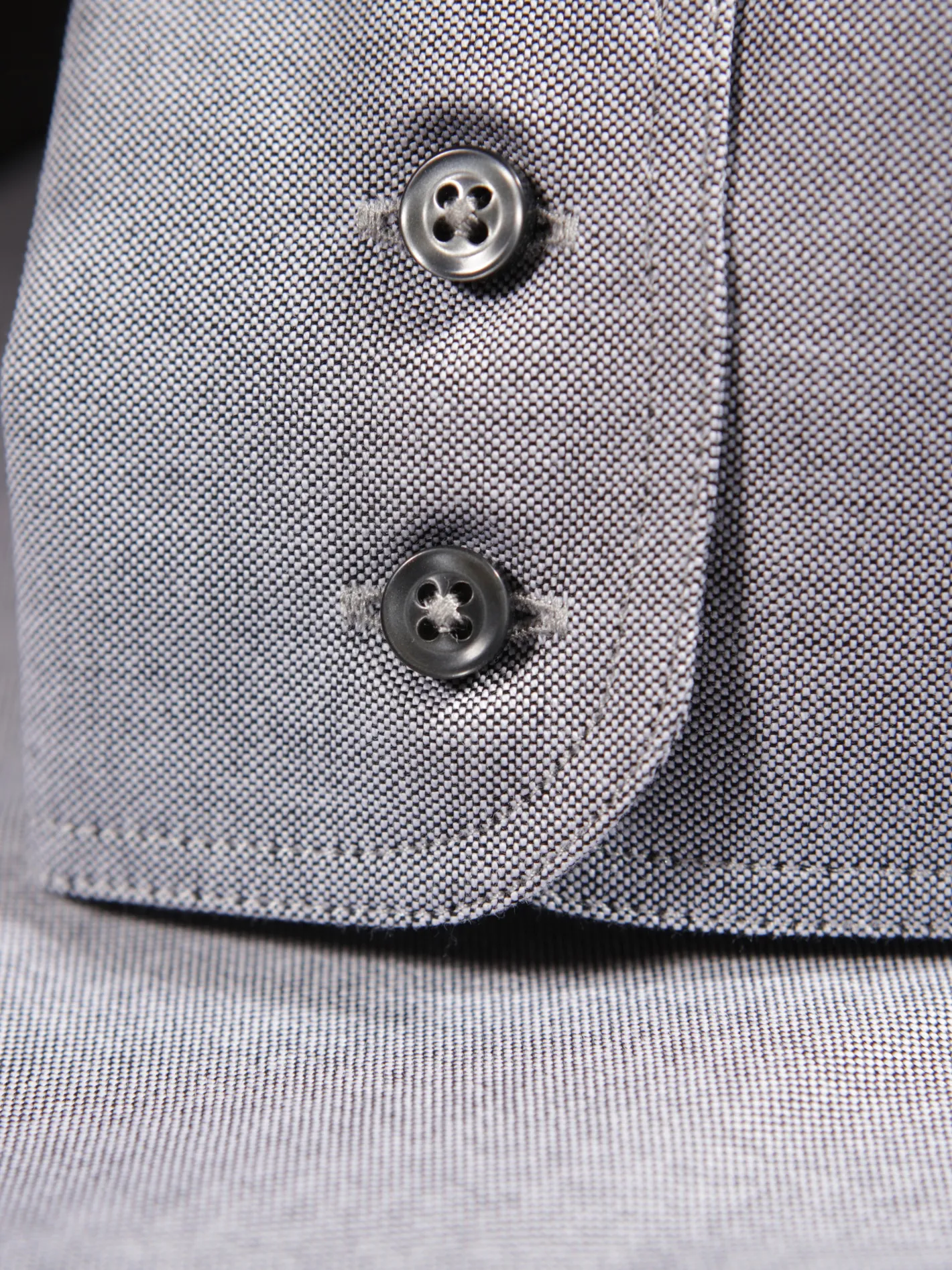 chemise_col_mao_en_coton_oxford_grey_3.webp hollington Chemises*chemise col mao en coton oxford grey