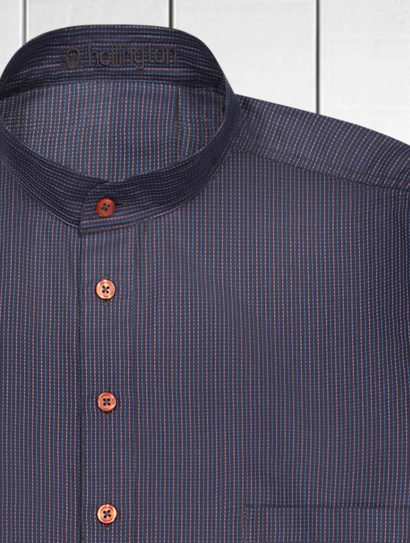 chemise_col_mao_en_coton_pin_point_2.webp hollington Chemises*chemise col mao en coton pin point