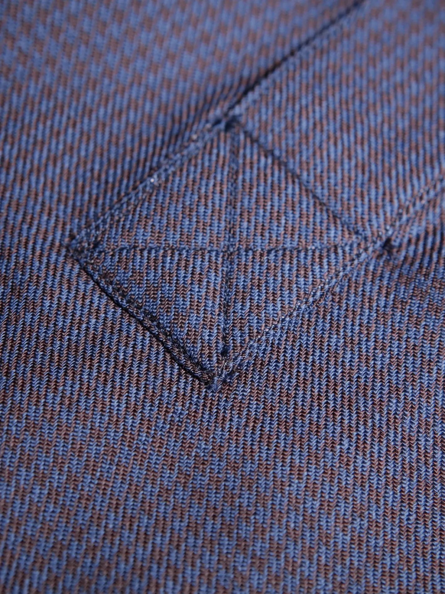 chemise_col_mao_en_laine_violine_marine_prince_de_galles_3.webp hollington Chemises*chemise col mao en laine violine marine prince de galles