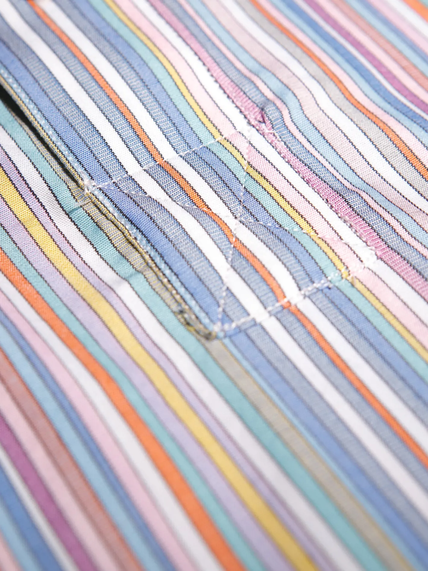 chemise_col_mao_en_popeline__rayures_multicolores_3.webp hollington Chemises*chemise col mao en popeline à rayures multicolores