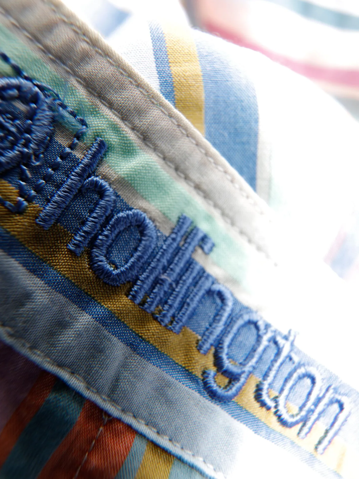 chemise_col_mao_en_toile_de_tencel__larges_rayures_2.webp hollington Chemises*chemise col mao en toile de tencel® à larges rayures