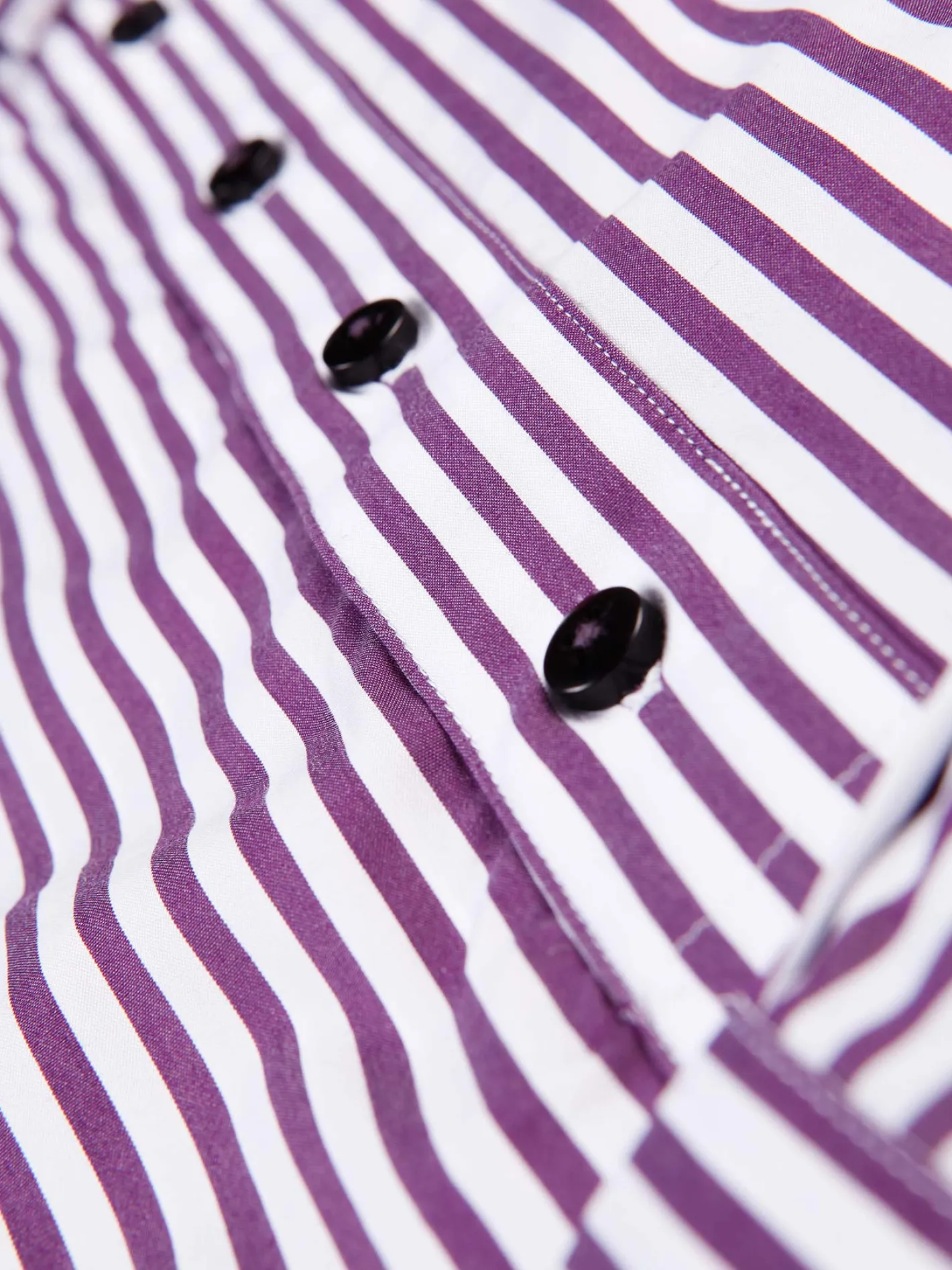 chemise_col_mao_slim_en_popeline_extensible__rayures_plum_2.webp hollington Chemises*chemise col mao slim en popeline extensible à rayures plum