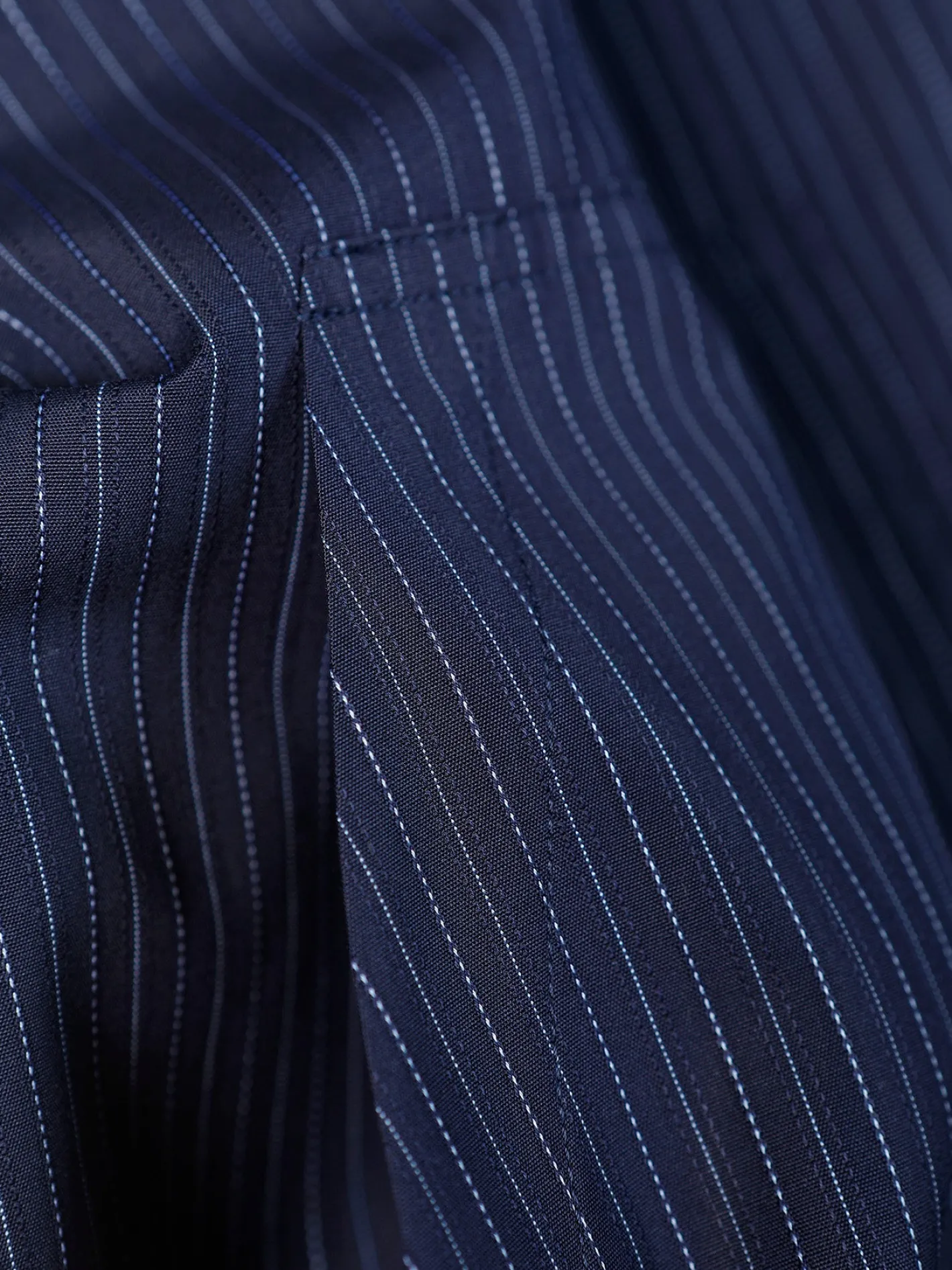 hollington Chemises*chemise de nuit kamiz en toile de coton bleu nuit à rayures ciel