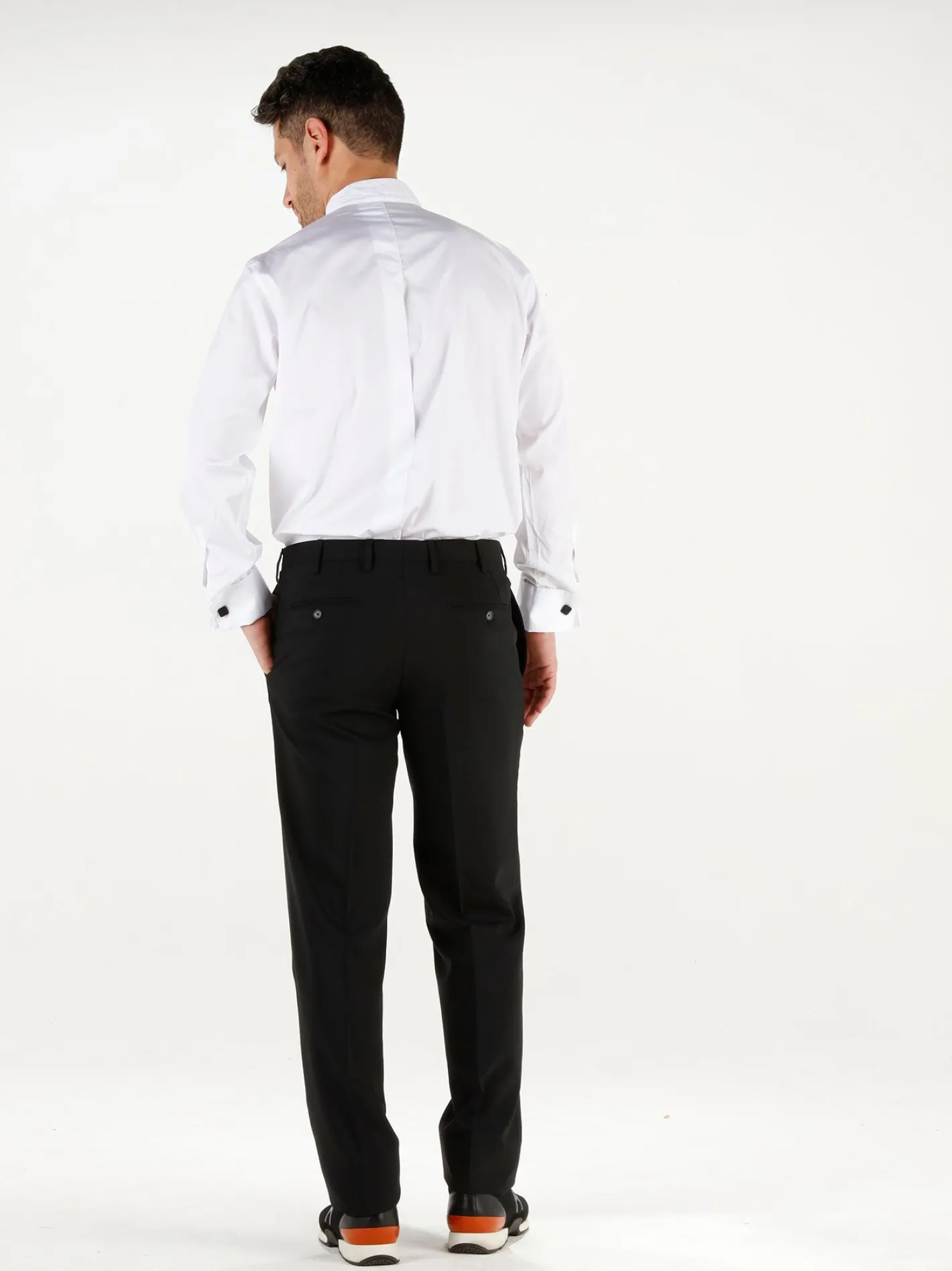 chemise_quatzart__col_cass_en_popeline_blanche_de_luxe_9.webp hollington Chemises*chemise quat'z'art à col cassé en popeline blanche de luxe