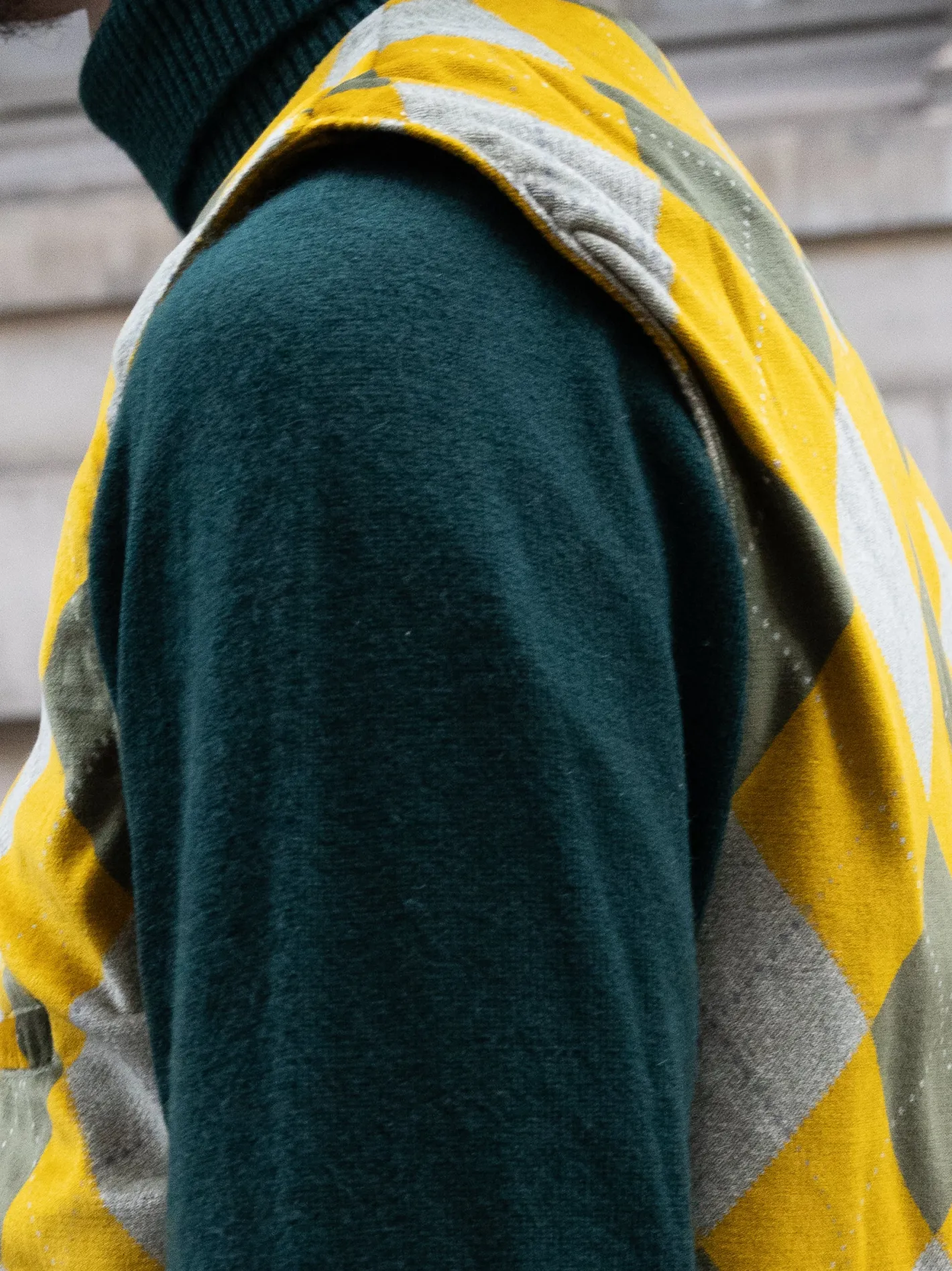 gilet__poches_passepoiles_en_velours_argyle_3.webp hollington Gilets*gilet à poches passepoilées en velours argyle