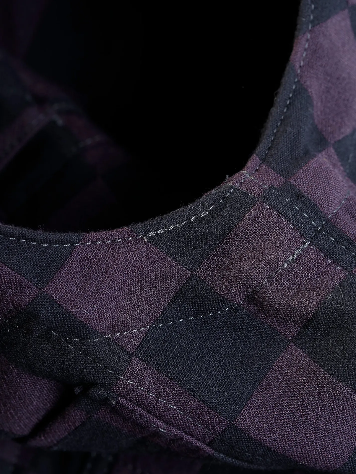 gilet__poches_plaques_en_jacquard_de_laine__damier_3.webp hollington Gilets*gilet à poches plaquées en jacquard de laine à damier