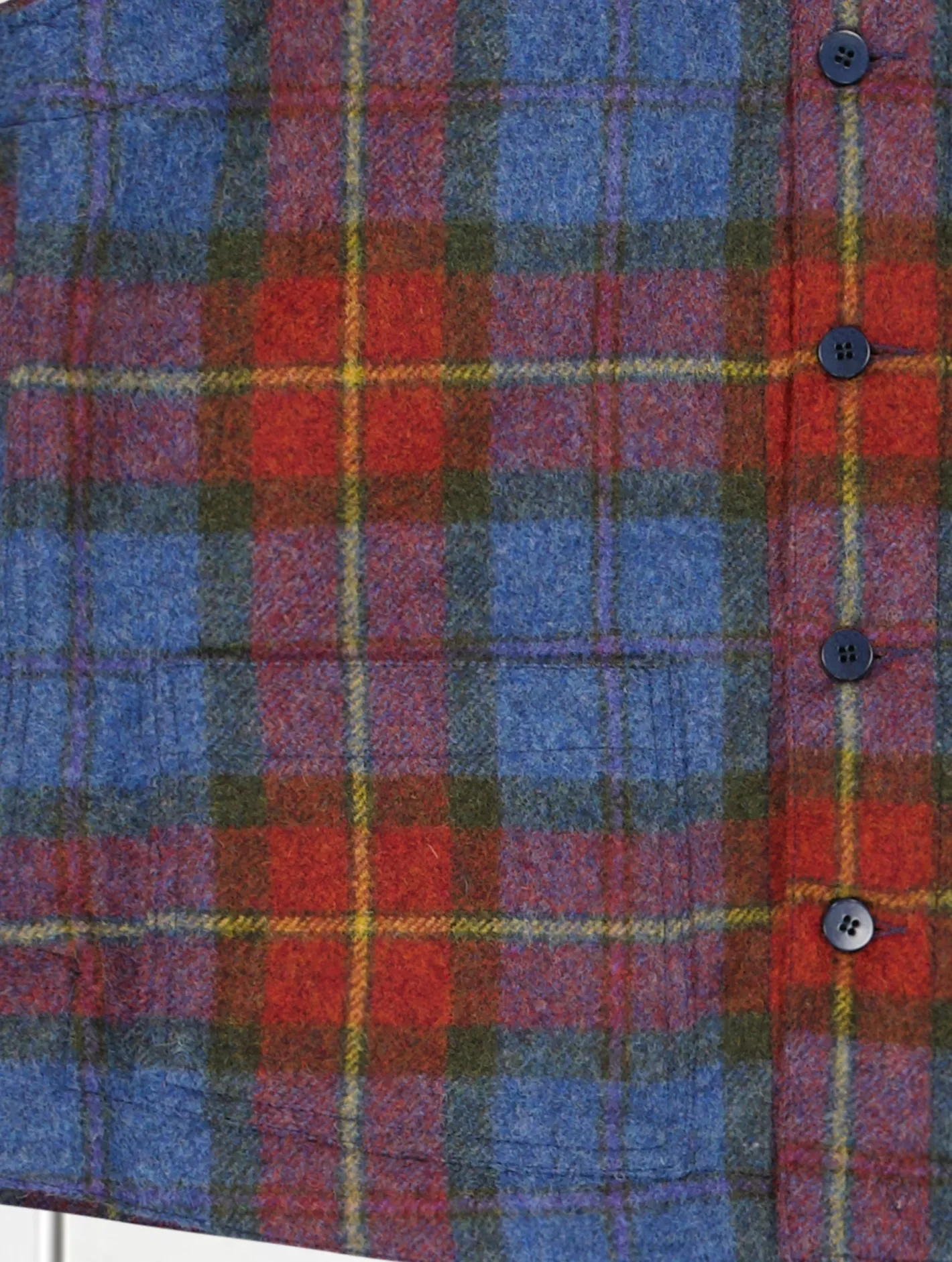 gilet_poches_plaques_en_tweed__carreaux_rouges_3.webp hollington Gilets*gilet poches plaquées en tweed à carreaux rouges