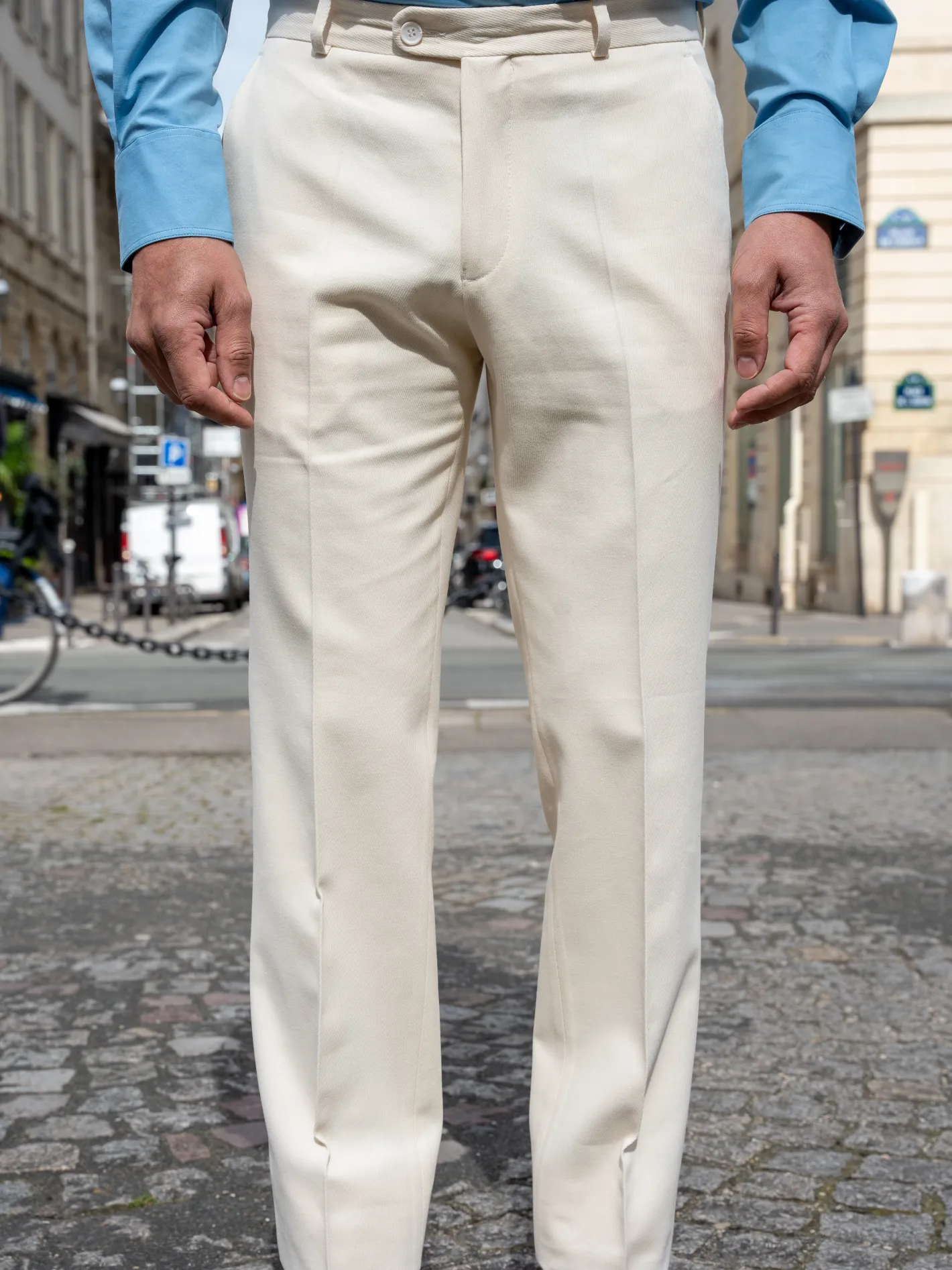pantalon_italien_siza_cru_en_serge_de_coton_et_laine_9.webp hollington Pantalons*pantalon italien siza écru en serge de coton et laine