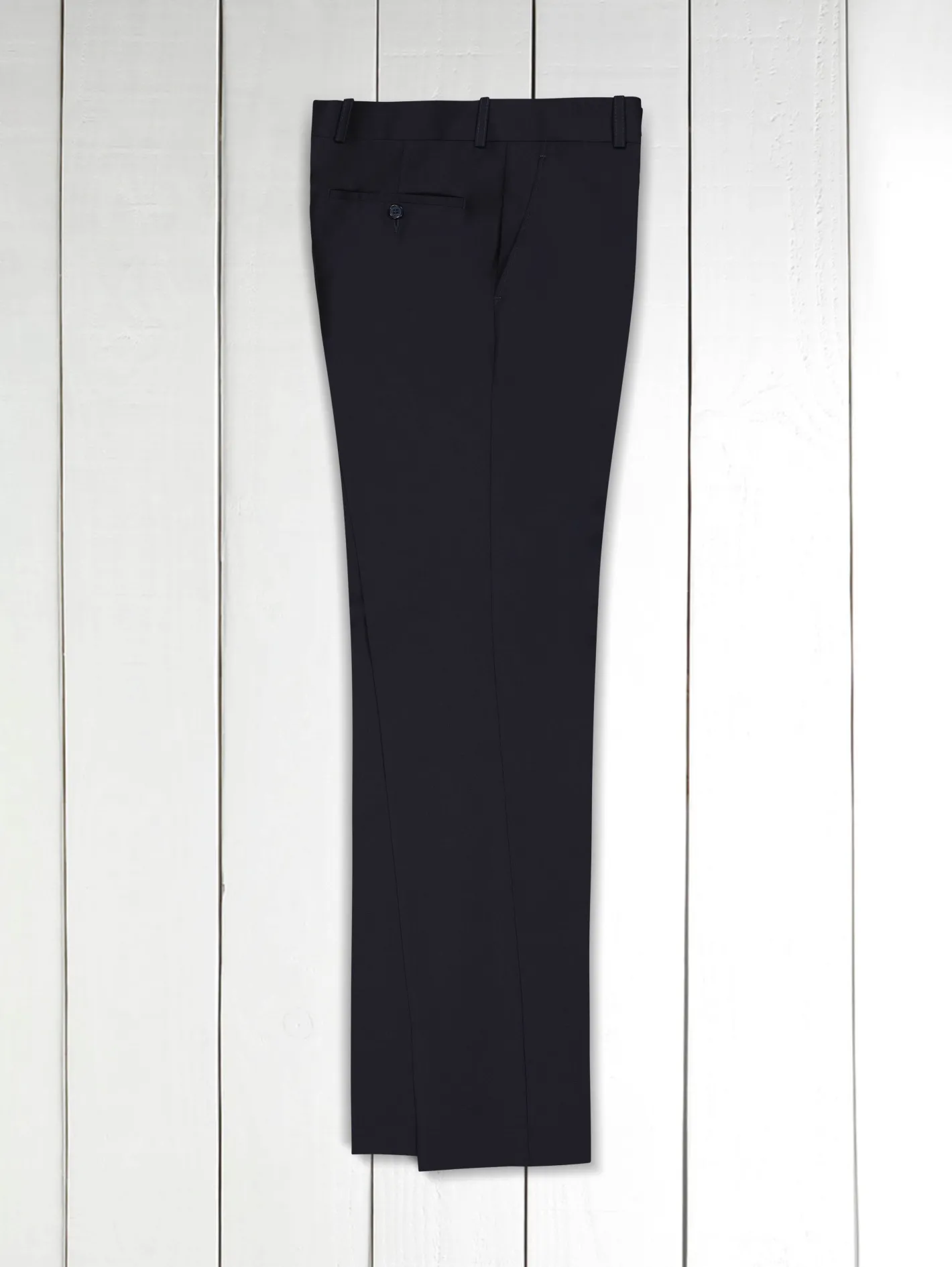 hollington Pantalons*pantalon italien siza en laine et mohair infroissable bleu-noir Rothko
