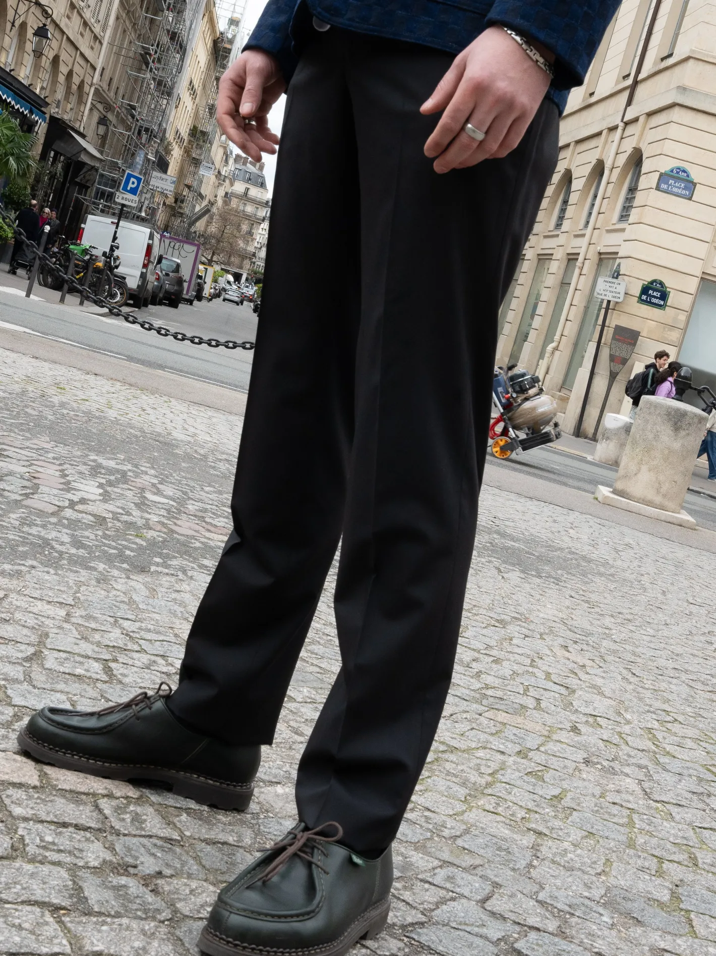 pantalon_italien_siza_en_toile_de_laine_infroissable_noire_6.webp hollington Pantalons*pantalon italien siza en toile de laine infroissable noire