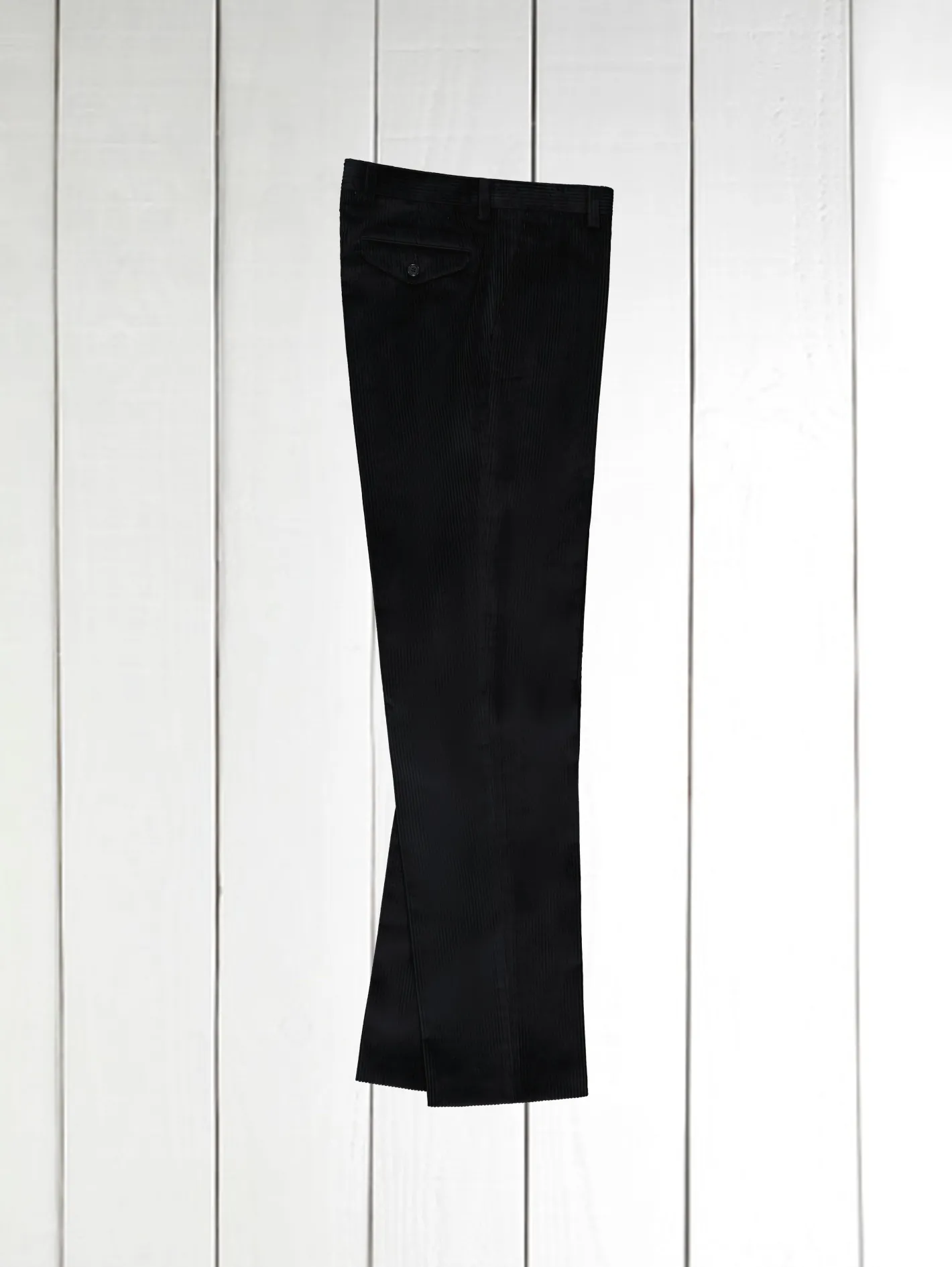 hollington Pantalons*pantalon jules en velours de laine noir