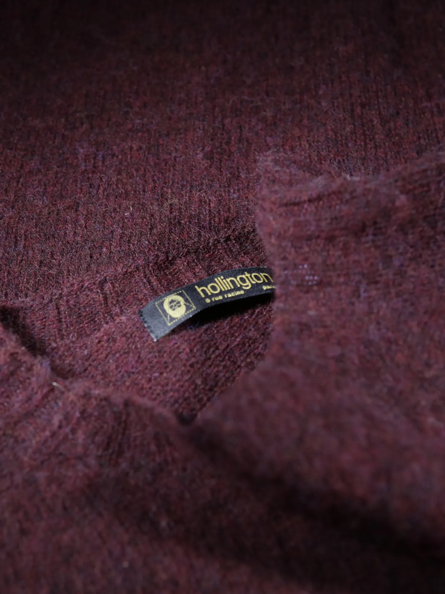 pullover__col_rond___shaggy_wool_aubergine_2.webp hollington Maille*pull-over à col rond 100 % shaggy wool aubergine