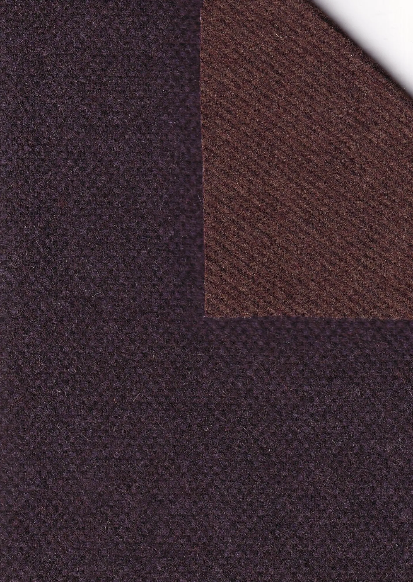 hollington Tissus Au Mètre*tissu drap de laine double face raisin sur or