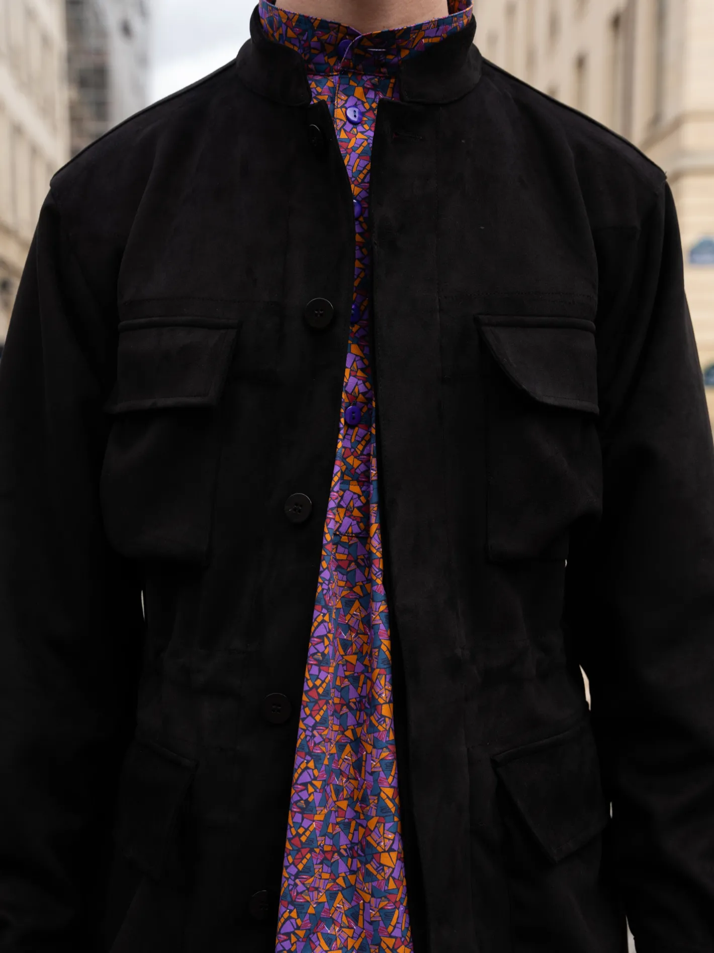 veste_corrib_en_microcachemire_noir_13.webp hollington Vestes & Manteaux*veste corrib en micro-cachemire noir