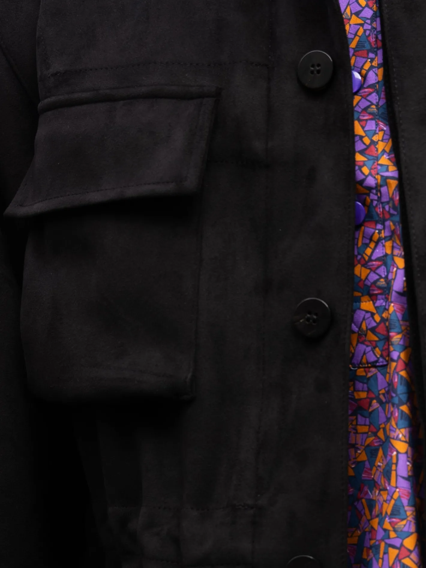 veste_corrib_en_microcachemire_noir_5.webp hollington Vestes & Manteaux*veste corrib en micro-cachemire noir