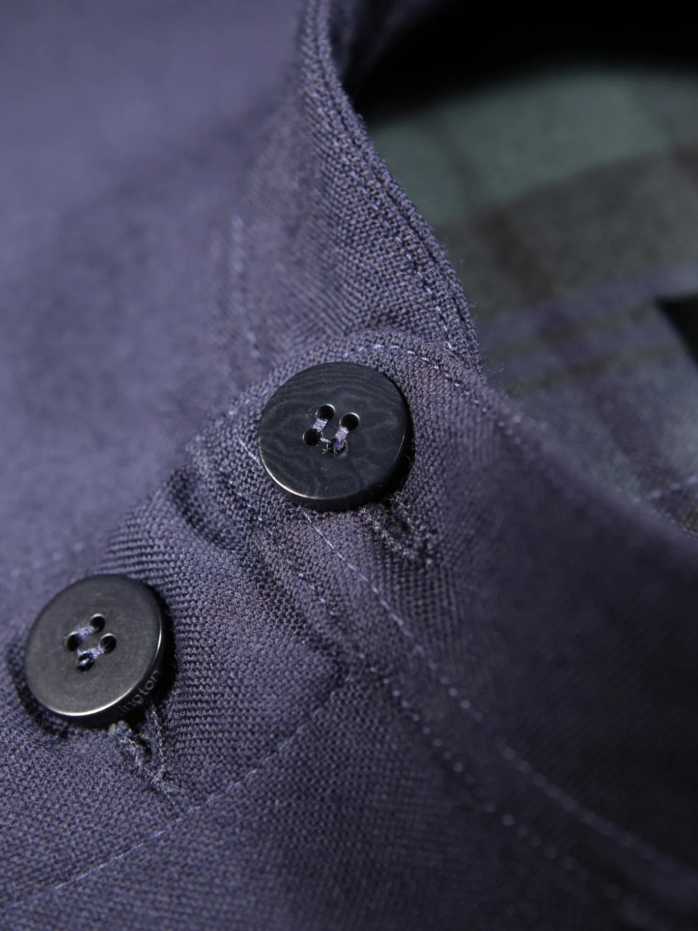 veste_naipaul_en_toile_de_laine_double_face_marine_black_watch_2.webp hollington Vestes & Manteaux*veste naipaul en toile de laine double face marine black watch