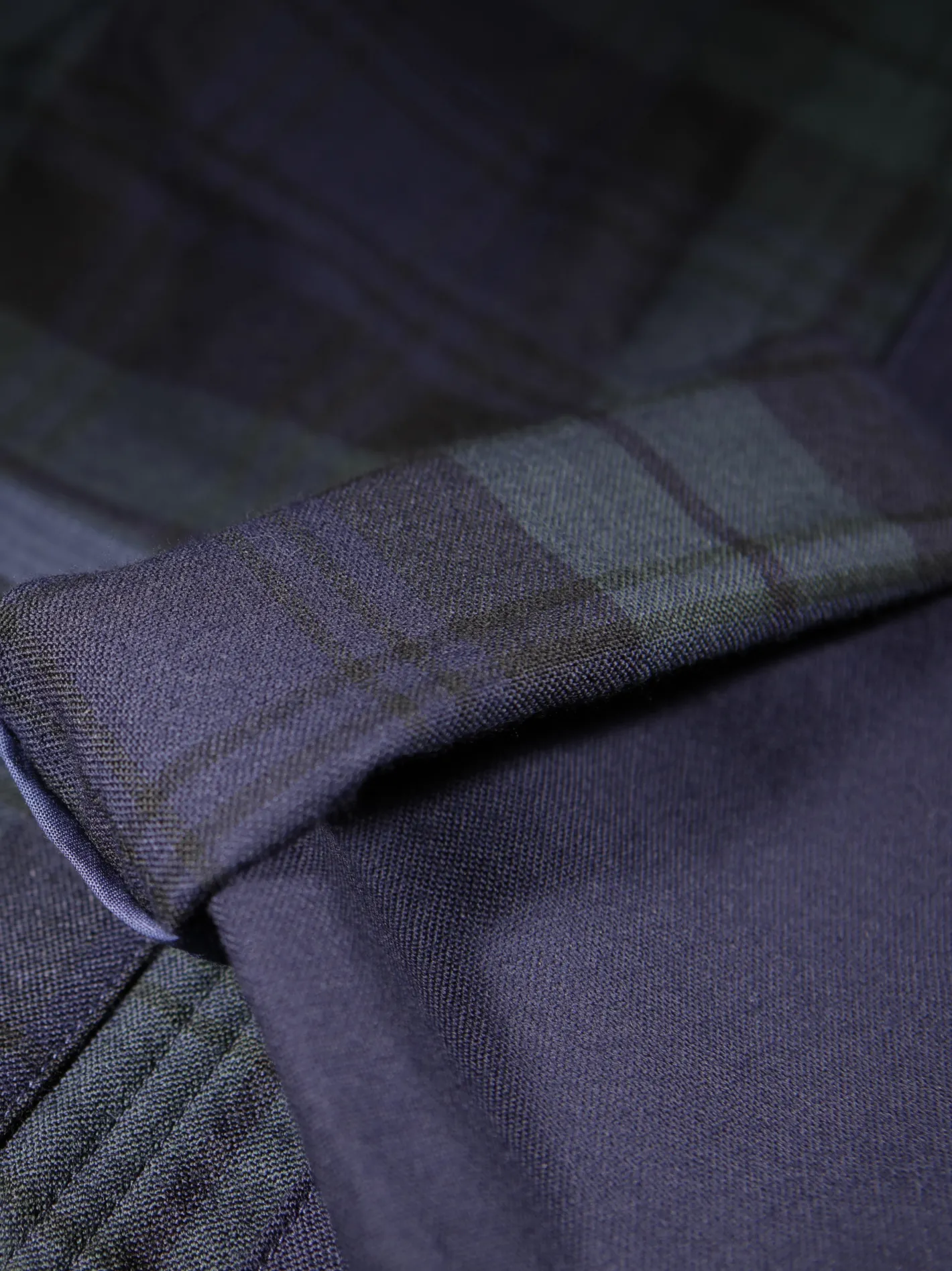 veste_naipaul_en_toile_de_laine_double_face_marine_black_watch_5.webp hollington Vestes & Manteaux*veste naipaul en toile de laine double face marine black watch