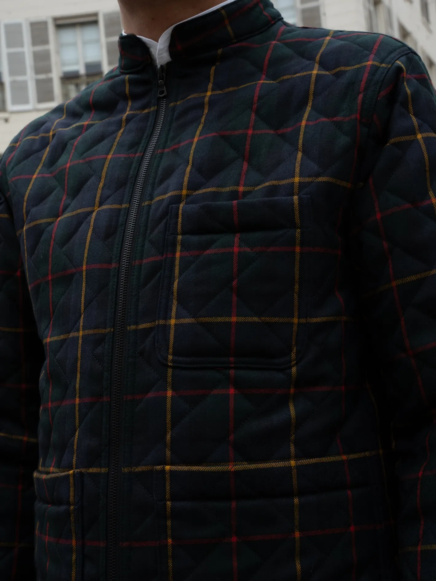 veste_naipaul_matelasse_et_zippe_en_tartan_macleod_4.webp hollington Vestes & Manteaux*veste naipaul matelassée et zippée en tartan macleod