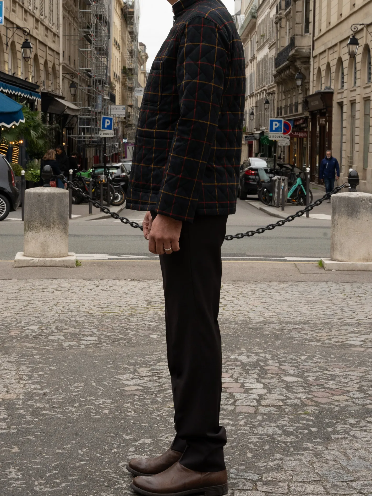 veste_naipaul_matelasse_et_zippe_en_tartan_macleod_7.webp hollington Vestes & Manteaux*veste naipaul matelassée et zippée en tartan macleod