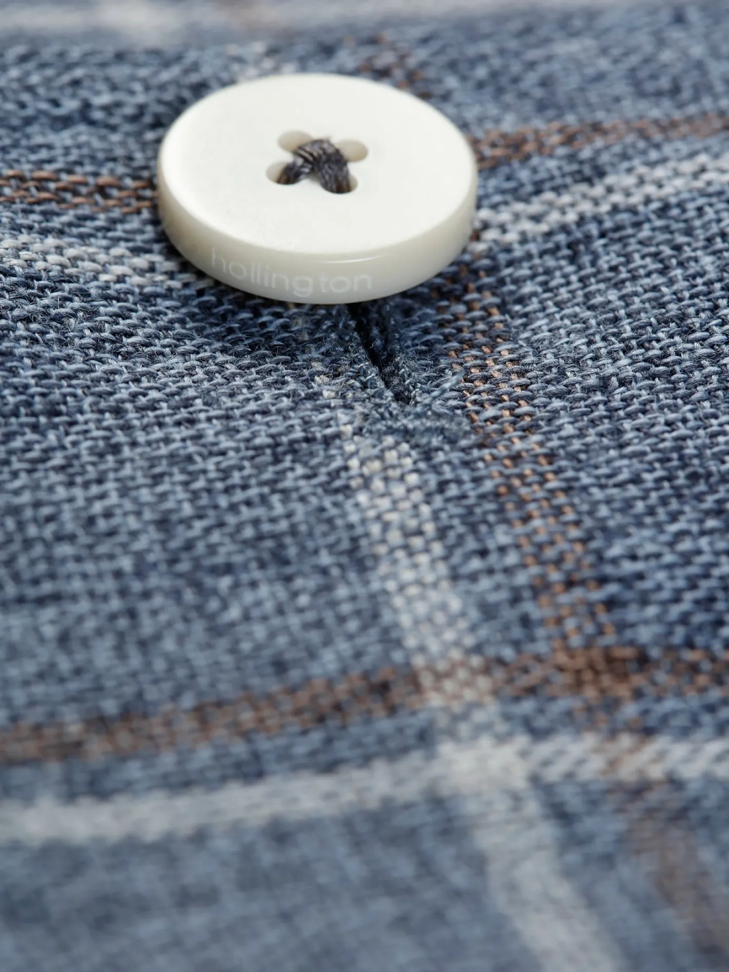 veste_savoie_ajuste__col_nehru_en_toile_de_laine_et_lin_preppy_check_10.webp hollington Vestes & Manteaux*veste savoie ajustée à col nehru en toile de laine et lin preppy check