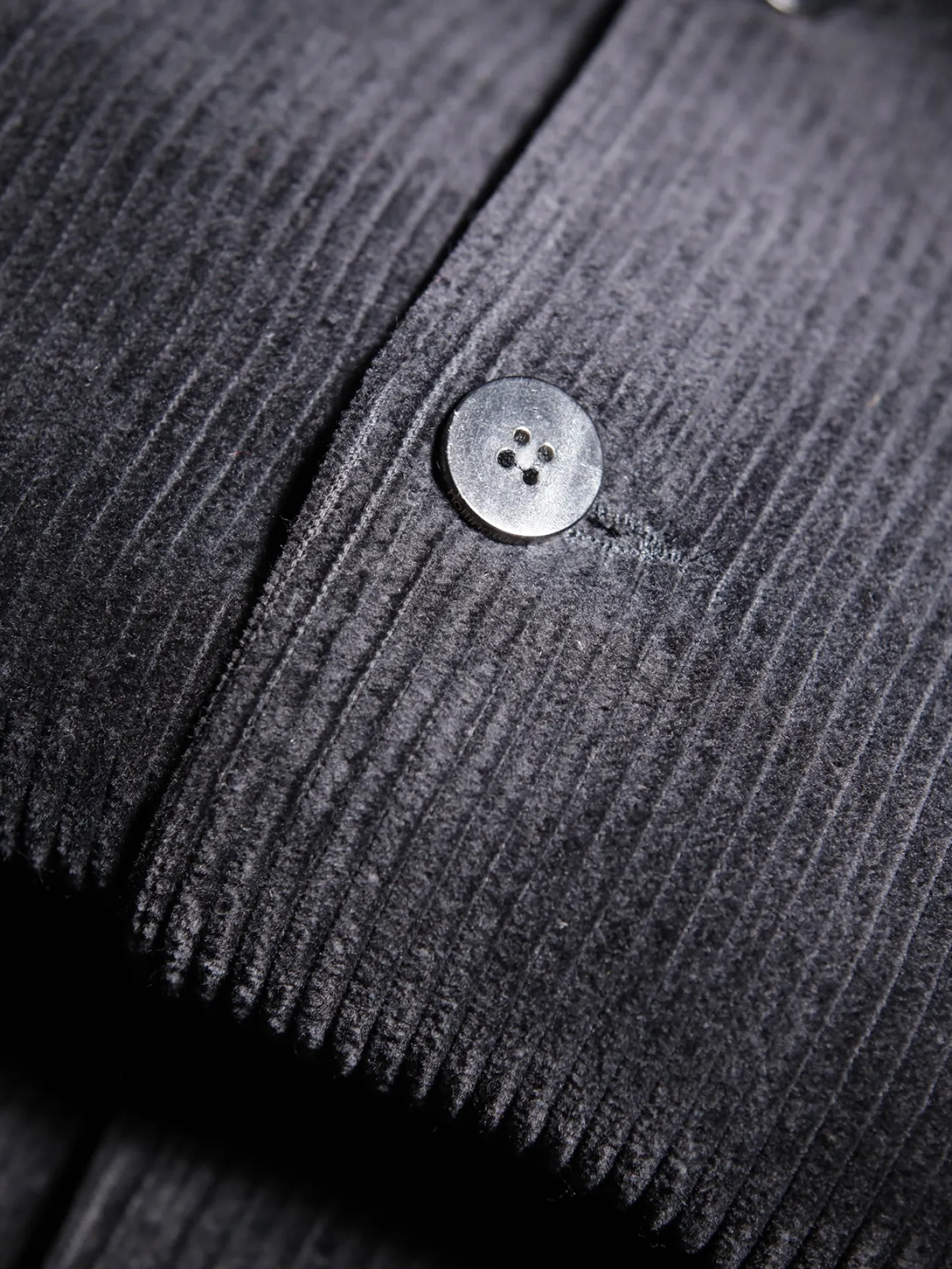 veste_tyrol__col_nehru_regular_en_velours_de_laine_noir_3.webp hollington Vestes & Manteaux*veste tyrol à col nehru regular en velours de laine noir