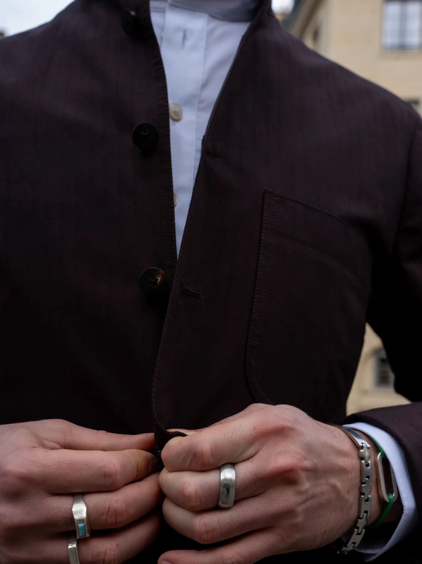 veste_tyrol_ajuste_en_coton_extensible_brun_rembrandt_10.webp hollington Vestes & Manteaux*veste tyrol ajustée en coton extensible brun rembrandt