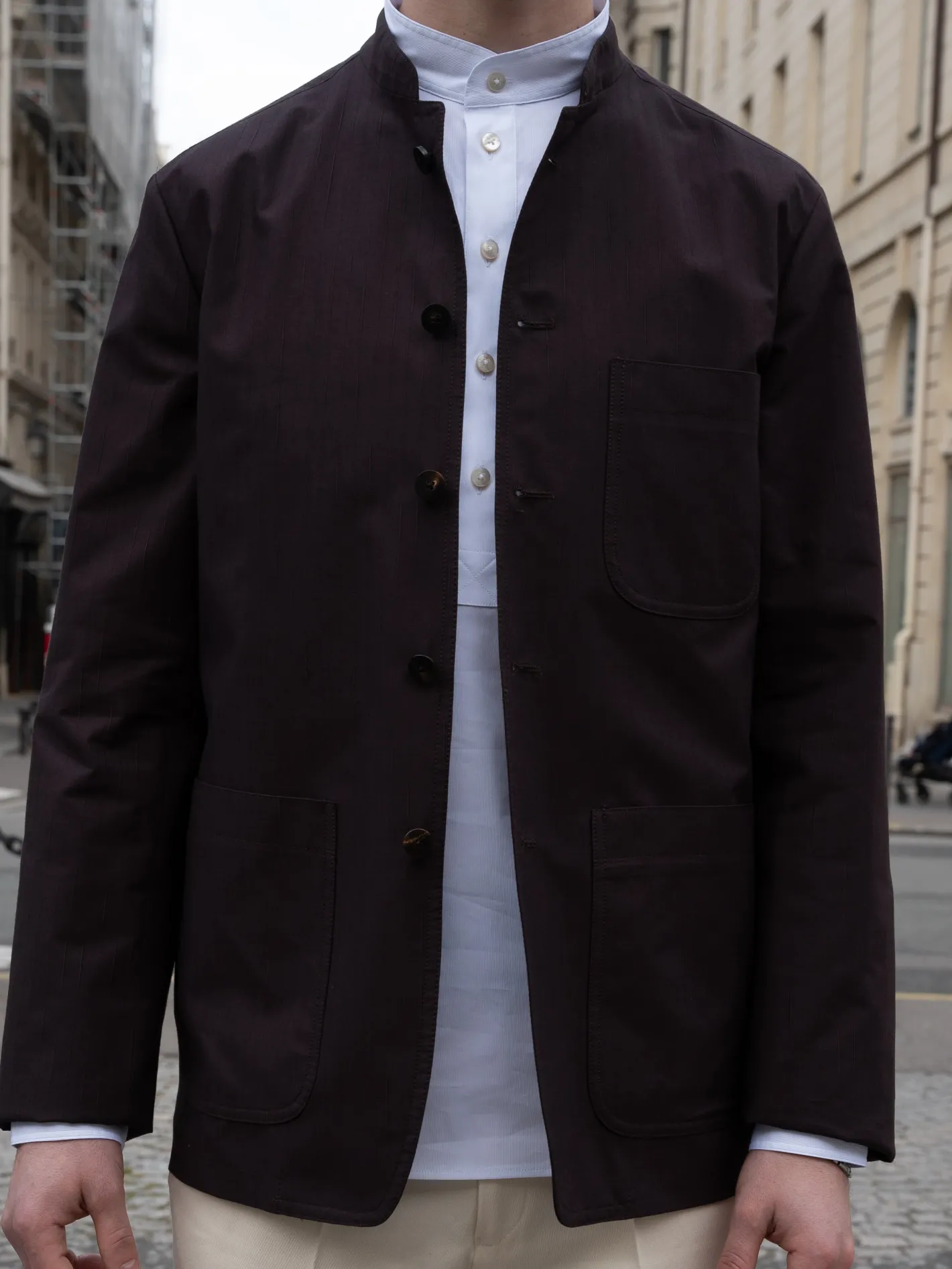 veste_tyrol_ajuste_en_coton_extensible_brun_rembrandt_19.webp hollington Vestes & Manteaux*veste tyrol ajustée en coton extensible brun rembrandt