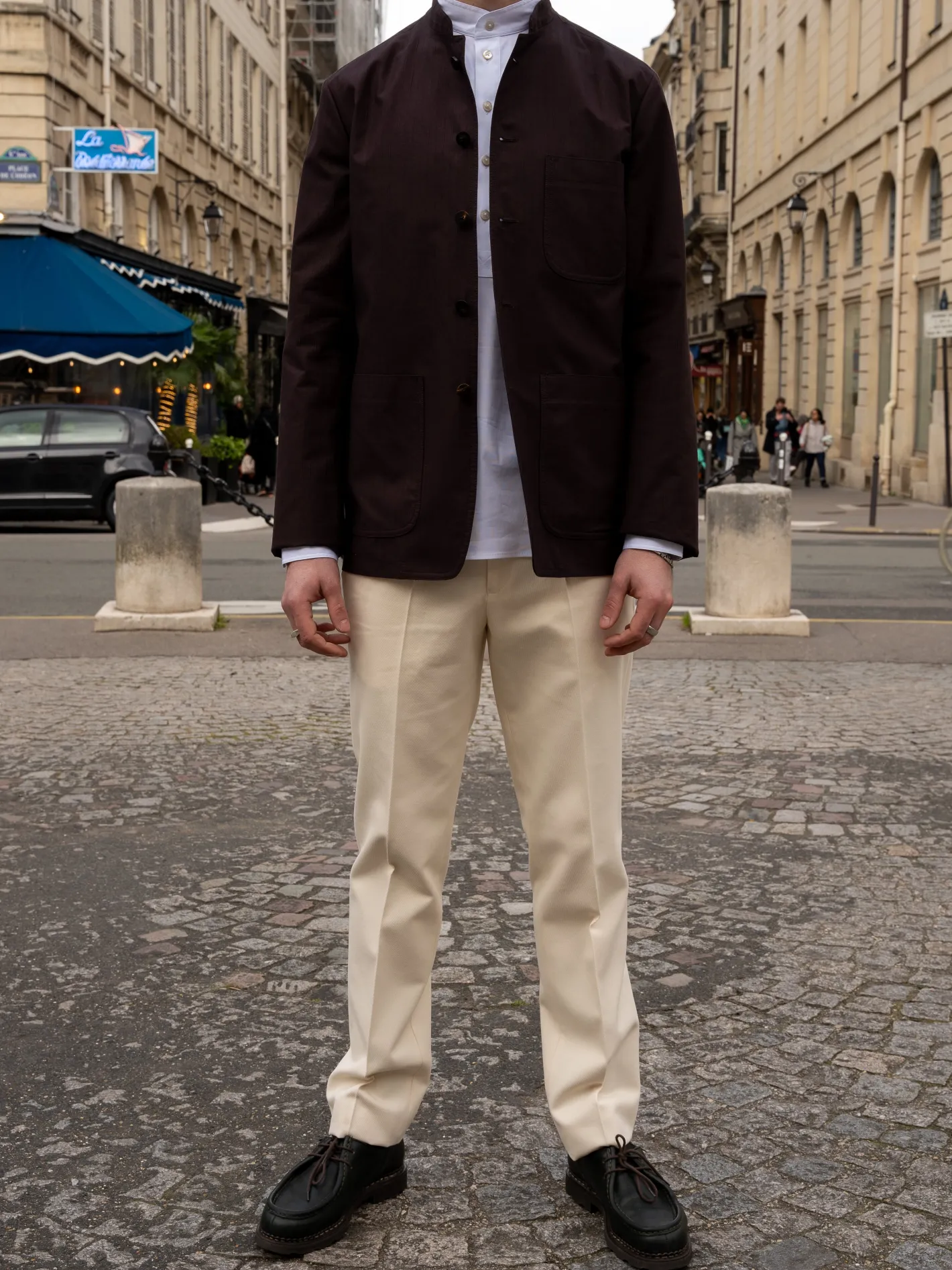 veste_tyrol_ajuste_en_coton_extensible_brun_rembrandt_9.webp hollington Vestes & Manteaux*veste tyrol ajustée en coton extensible brun rembrandt