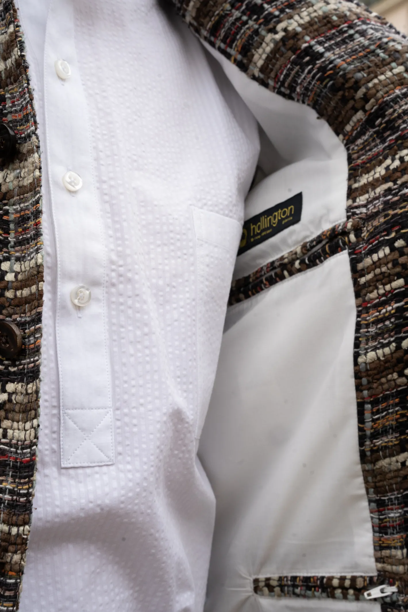 veste_tyrol_ajuste_en_soie_indienne_sauvage_11.webp hollington Vestes & Manteaux*veste tyrol ajustée en soie indienne sauvage