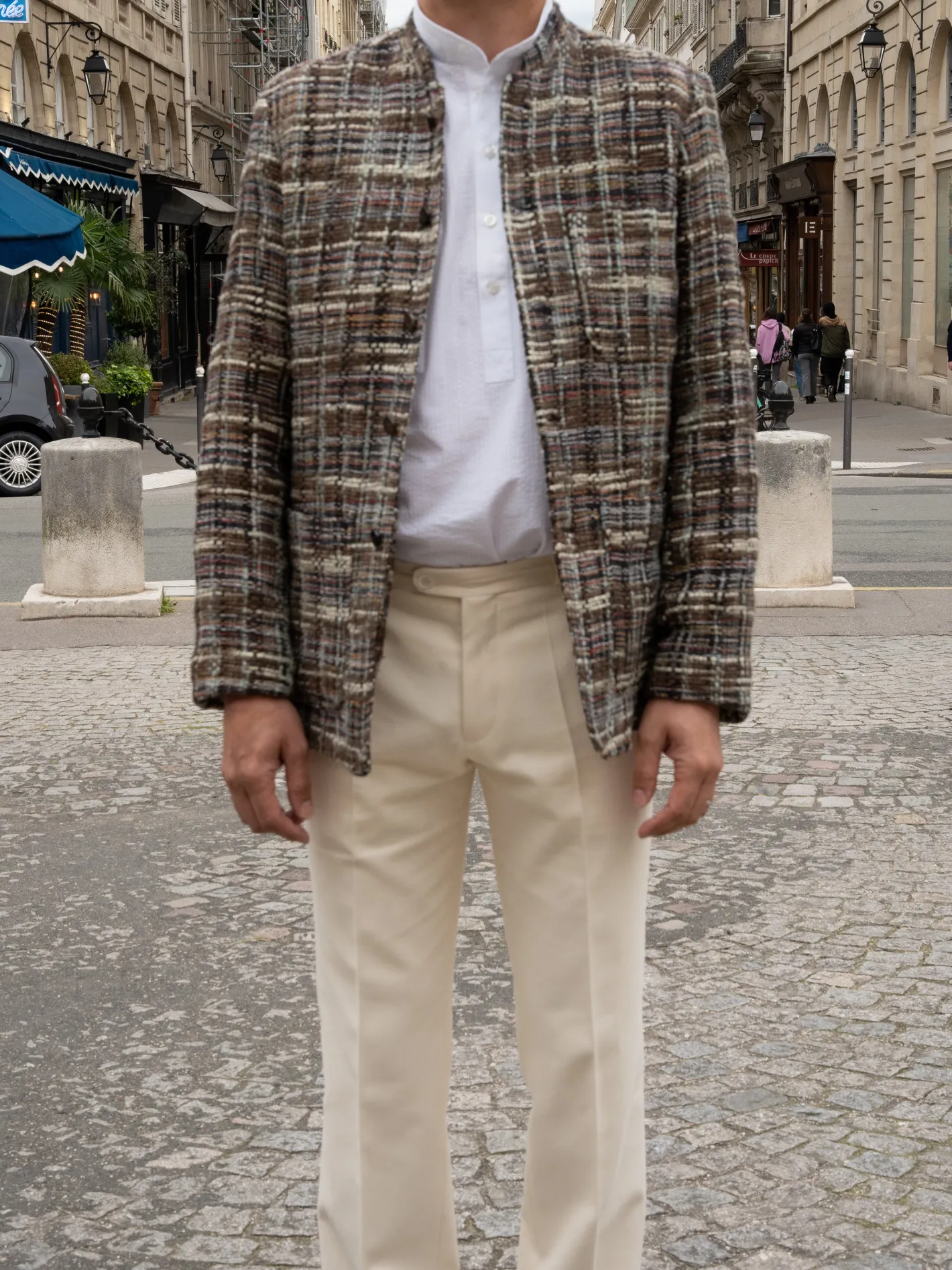 veste_tyrol_ajuste_en_soie_indienne_sauvage_24.webp hollington Vestes & Manteaux*veste tyrol ajustée en soie indienne sauvage