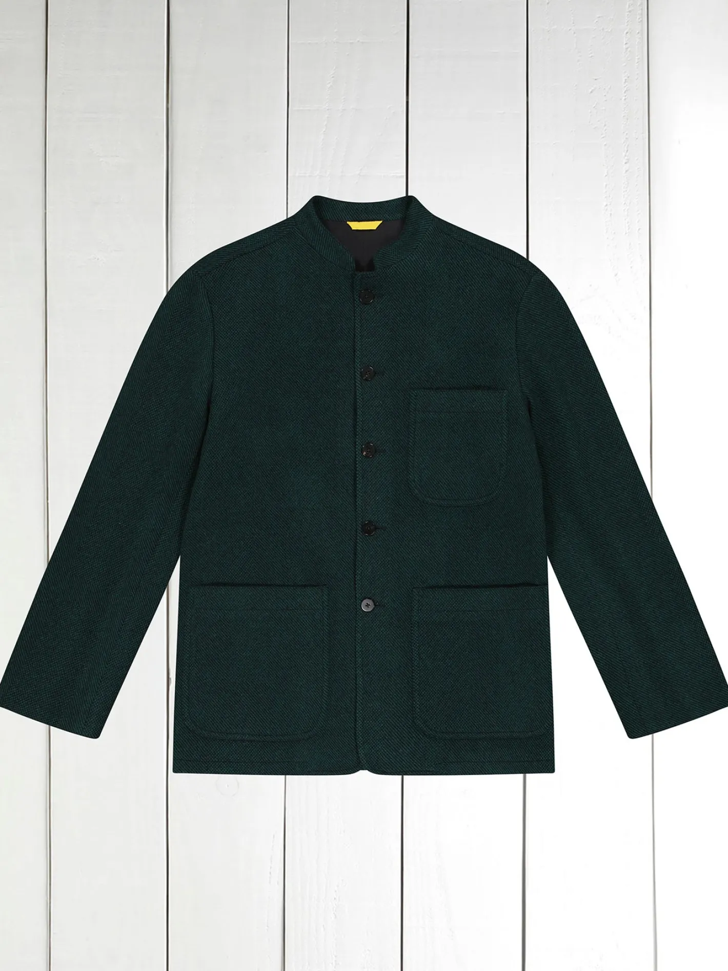 hollington Vestes & Manteaux*veste tyrol ajustée en super soft-tweed vert émeraude et noir