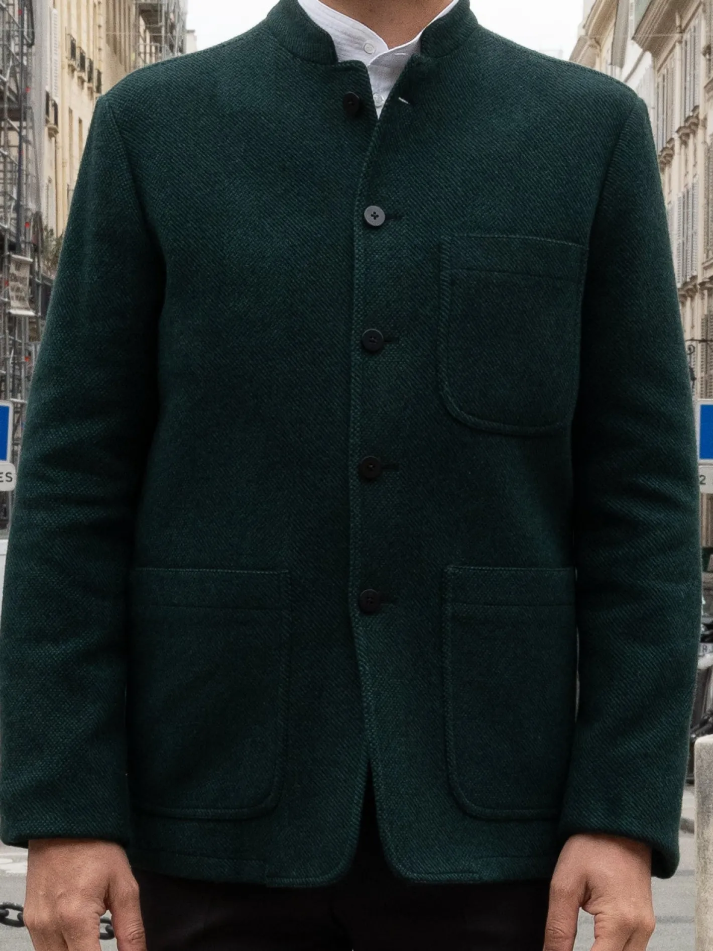 veste_tyrol_ajuste_en_super_softtweed_vert_meraude_et_noir_4.webp hollington Vestes & Manteaux*veste tyrol ajustée en super soft-tweed vert émeraude et noir