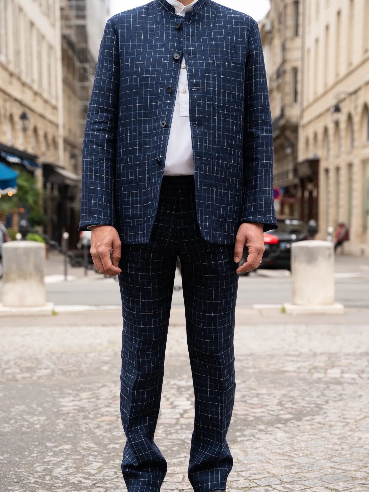 veste_tyrol_ajuste_en_toile_de_lin_et_laine__carreaux_british_blue_and_chalk_17.webp hollington Vestes & Manteaux*veste tyrol ajustée en toile de lin et laine à carreaux British blue and chalk