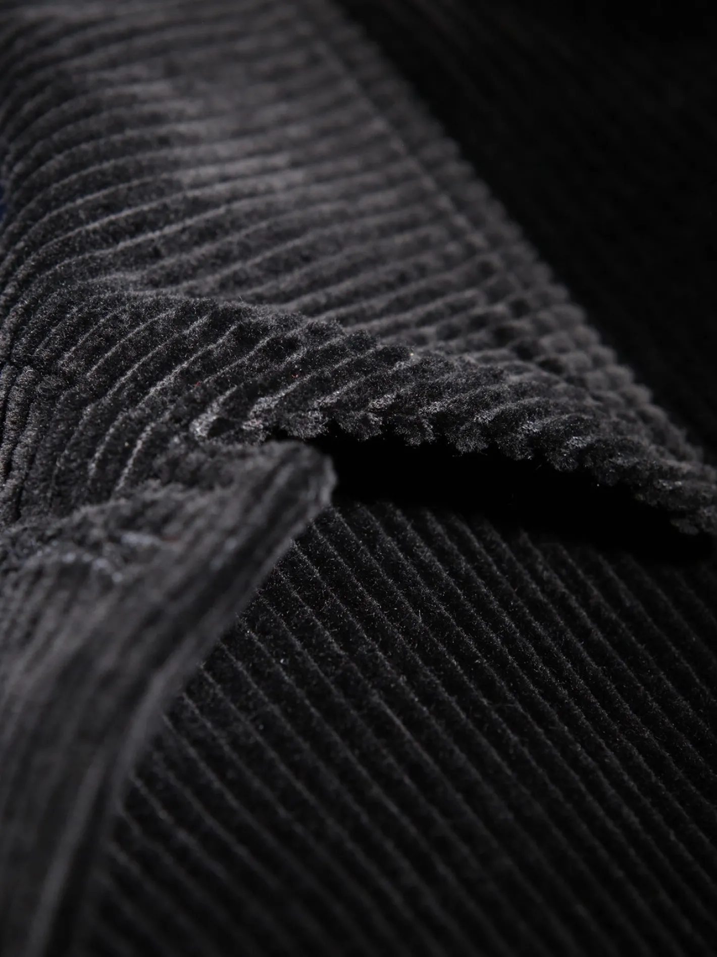 vestesligo__col_charpentier_en_velours_de_laine_noir_3.webp hollington Vestes & Manteaux*veste sligo à col charpentier en velours de laine noir